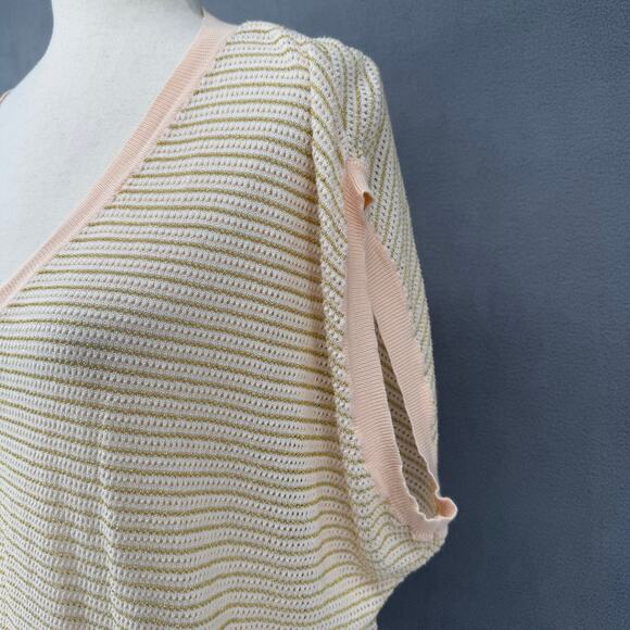 Zadig & Voltaire Sweater Vest Tifle Fish Net Coral Style SFMA2114F Womans M - Picture 8 of 15